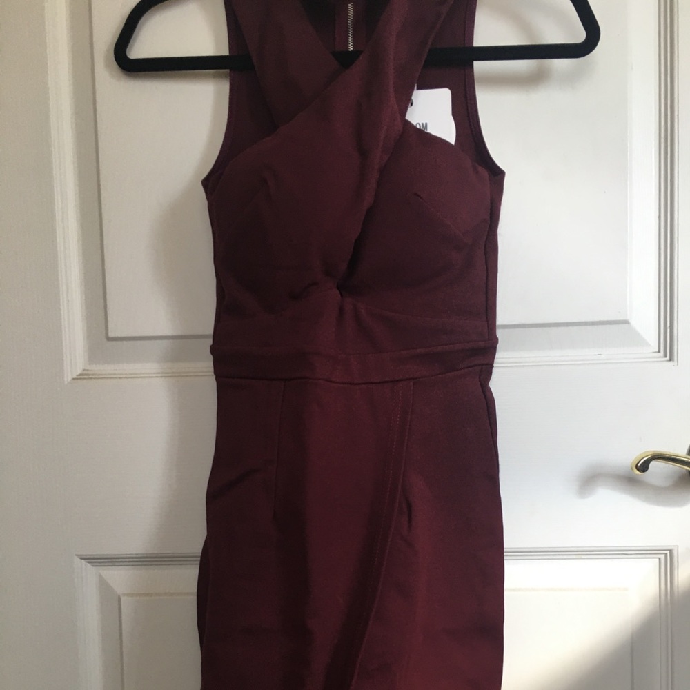 Beginning bootique Merlot midi dress size 8